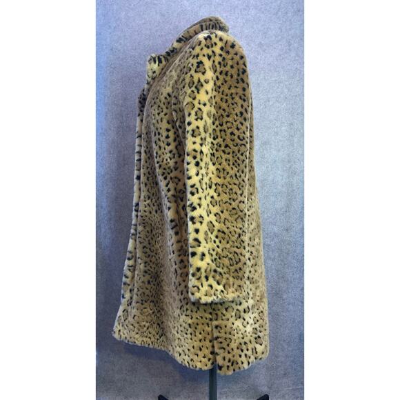 Vintage Worthington Leopard Faux Fur Peacoat, Women’s Size S, Mint Condition Y2K - Picture 4 of 13